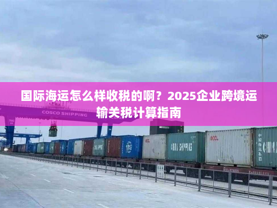 国际海运怎么样收税的啊?2025企业跨境运输关税计算指南 国际海运怎么样收税的啊?2025企业跨境运输关税计算指南