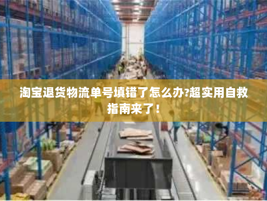 淘宝退货物流单号填错了怎么办?超实用自救指南来了！