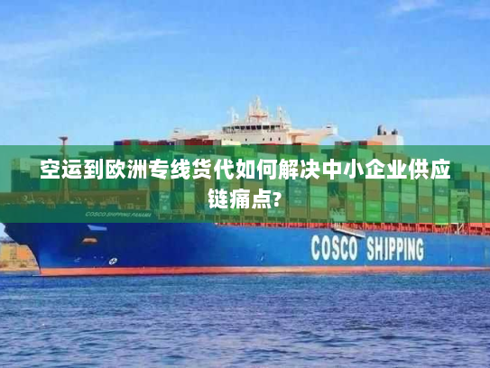 空运到欧洲专线货代如何解决中小企业供应链痛点? 空运到欧洲专线货代如何解决中小企业供应链痛点?