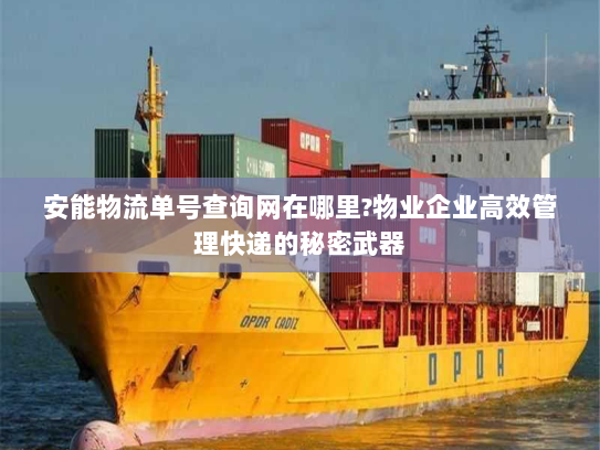 安能物流单号查询网在哪里?物业企业高效管理快递的秘密武器 安能物流单号查询网在哪里?物业企业高效管理快递的秘密武器