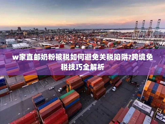 w家直邮奶粉被税如何避免关税陷阱?跨境免税技巧全解析