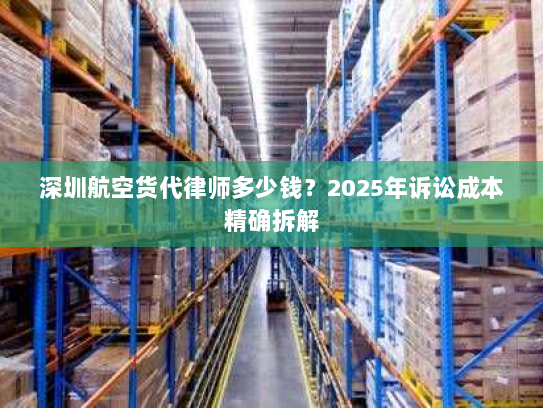 深圳航空货代律师多少钱?2025年诉讼成本精确拆解 深圳航空货代律师多少钱?2025年诉讼成本精确拆解