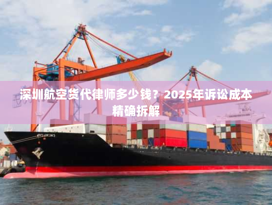 深圳航空货代律师多少钱?2025年诉讼成本精确拆解 深圳航空货代律师多少钱?2025年诉讼成本精确拆解