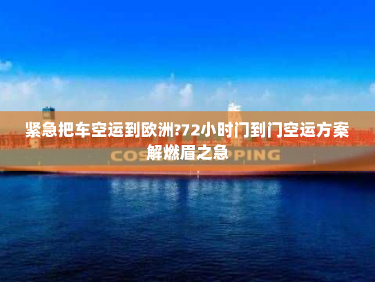 紧急把车空运到欧洲?72小时门到门空运方案解燃眉之急