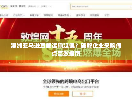 澳洲亚马逊直邮运输延误?破解企业采购痛点高效指南 澳洲亚马逊直邮运输延误?破解企业采购痛点高效指南