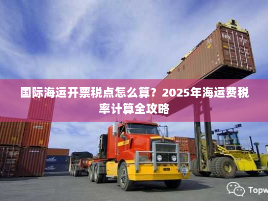 国际海运开票税点怎么算?2025年海运费税率计算全攻略 国际海运开票税点怎么算?2025年海运费税率计算全攻略