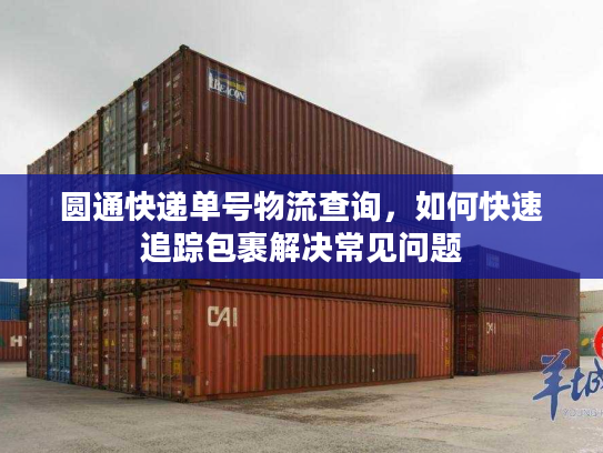 圆通快递单号物流查询，如何快速追踪包裹解决常见问题
