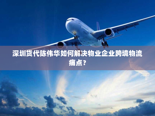 深圳货代陈伟华如何解决物业企业跨境物流痛点？