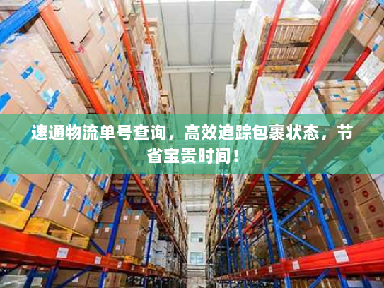 速通物流单号查询,高效追踪包裹状态,节省宝贵时间! 速通物流单号查询,高效追踪包裹状态,节省宝贵时间!