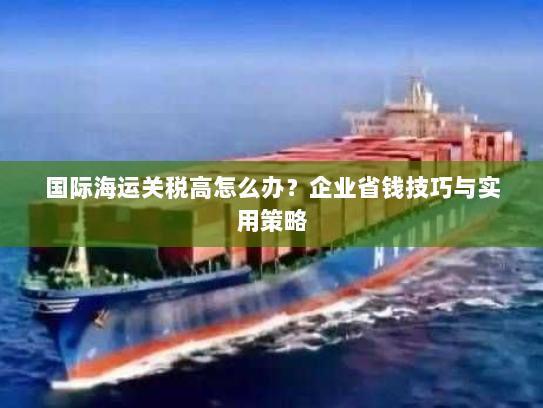 国际海运关税高怎么办?企业省钱技巧与实用策略 国际海运关税高怎么办?企业省钱技巧与实用策略