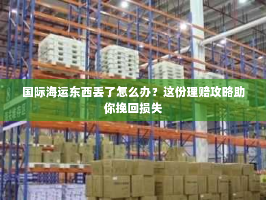 国际海运东西丢了怎么办?这份理赔攻略助你挽回损失 国际海运东西丢了怎么办?这份理赔攻略助你挽回损失