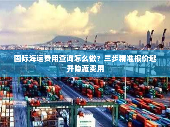 国际海运费用查询怎么做？三步精准报价避开隐藏费用