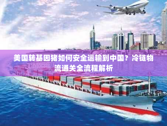 美国转基因猪如何安全运输到中国?冷链物流通关全流程解析 美国转基因猪如何安全运输到中国?冷链物流通关全流程解析