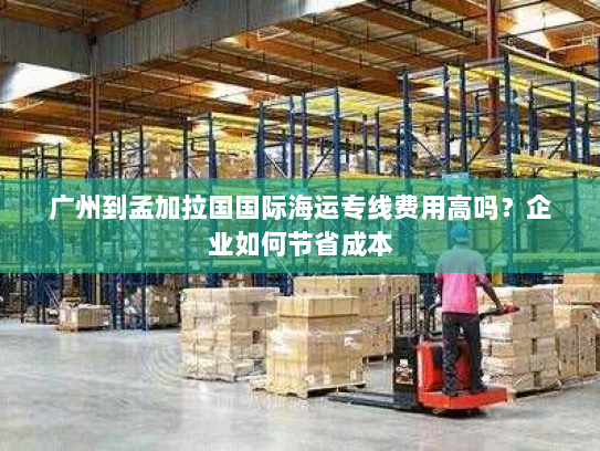 广州到孟加拉国国际海运专线费用高吗？企业如何节省成本
