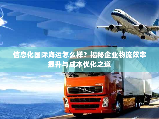 信息化国际海运怎么样？揭秘企业物流效率提升与成本优化之道