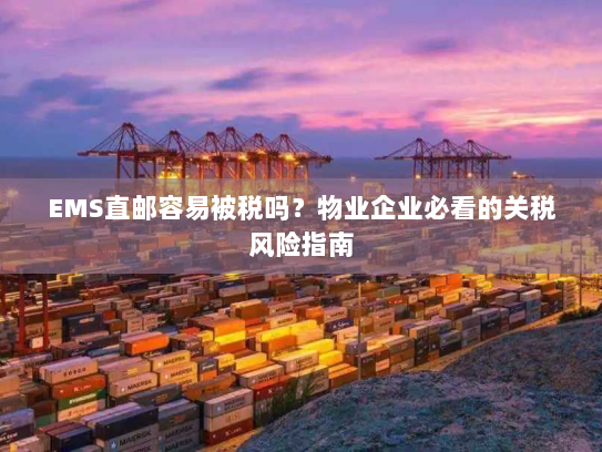 EMS直邮容易被税吗?物业企业必看的关税风险指南 EMS直邮容易被税吗?物业企业必看的关税风险指南