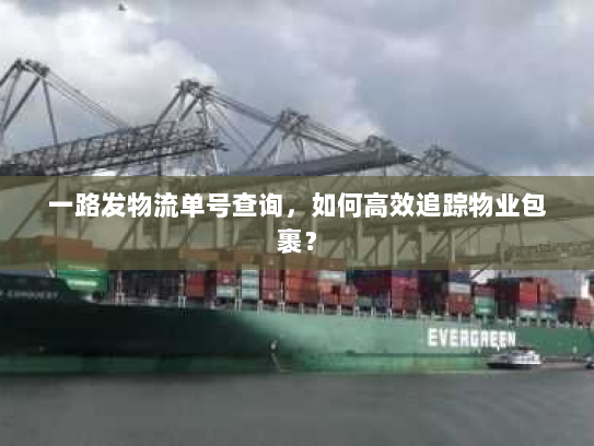 一路发物流单号查询,如何高效追踪物业包裹? 一路发物流单号查询,如何高效追踪物业包裹?