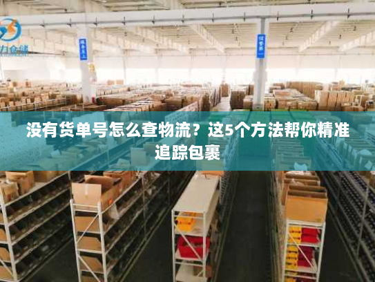 没有货单号怎么查物流?这5个方法帮你精准追踪包裹 没有货单号怎么查物流?这5个方法帮你精准追踪包裹