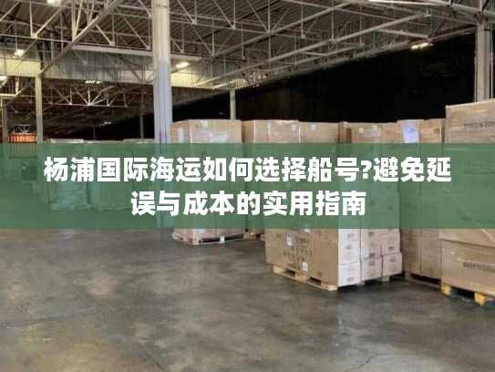 杨浦国际海运如何选择船号?避免延误与成本的实用指南 杨浦国际海运如何选择船号?避免延误与成本的实用指南