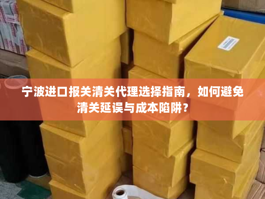 宁波进口报关清关代理选择指南，如何避免清关延误与成本陷阱？