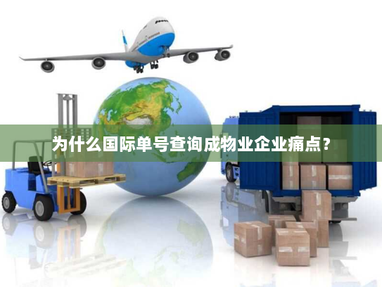 为什么国际单号查询成物业企业痛点? 为什么国际单号查询成物业企业痛点?