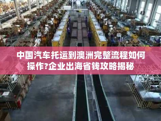 中国汽车托运到澳洲完整流程如何操作?企业出海省钱攻略揭秘