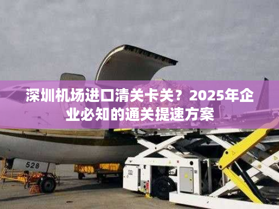 深圳机场进口清关卡关?2025年企业必知的通关提速方案 深圳机场进口清关卡关?2025年企业必知的通关提速方案