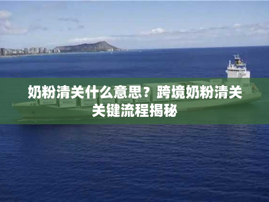 奶粉清关什么意思？跨境奶粉清关关键流程揭秘