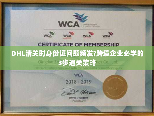 DHL清关时身份证问题频发?跨境企业必学的3步通关策略 DHL清关时身份证问题频发?跨境企业必学的3步通关策略