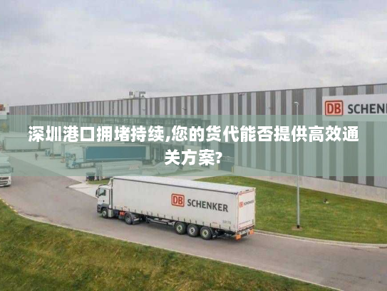 深圳港口拥堵持续,您的货代能否提供高效通关方案?