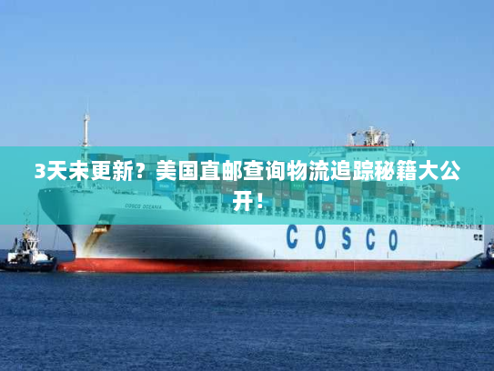 3天未更新?美国直邮查询物流追踪秘籍大公开! 3天未更新?美国直邮查询物流追踪秘籍大公开!