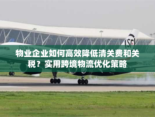 物业企业如何高效降低清关费和关税？实用跨境物流优化策略
