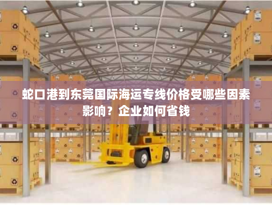蛇口港到东莞国际海运专线价格受哪些因素影响？企业如何省钱