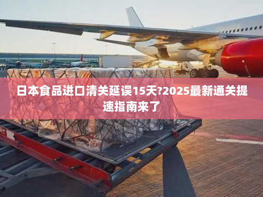 日本食品进口清关延误15天?2025最新通关提速指南来了