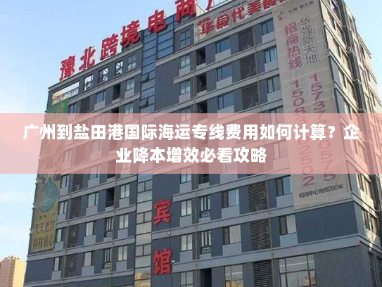 广州到盐田港国际海运专线费用如何计算？企业降本增效必看攻略