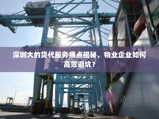 深圳大的货代服务痛点揭秘,物业企业如何高效避坑? 深圳大的货代服务痛点揭秘,物业企业如何高效避坑?