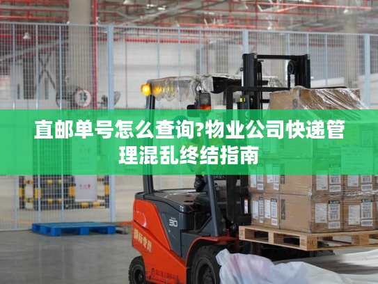 直邮单号怎么查询?物业公司快递管理混乱终结指南