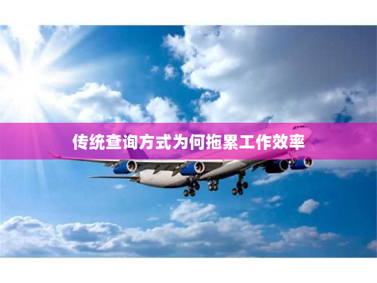 传统查询方式为何拖累工作效率 传统查询方式为何拖累工作效率