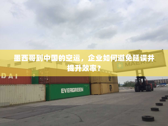 墨西哥到中国的空运,企业如何避免延误并提升效率? 墨西哥到中国的空运,企业如何避免延误并提升效率?