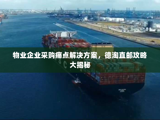 物业企业采购痛点解决方案,德淘直邮攻略大揭秘 物业企业采购痛点解决方案,德淘直邮攻略大揭秘