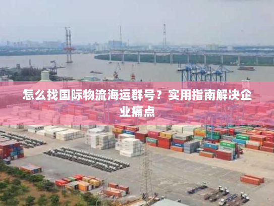 怎么找国际物流海运群号？实用指南解决企业痛点