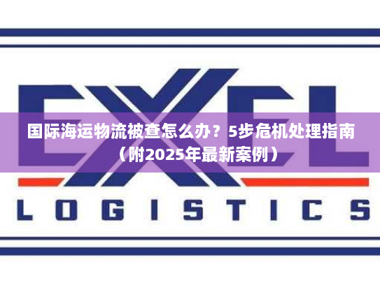国际海运物流被查怎么办？5步危机处理指南（附2025年最新案例）
