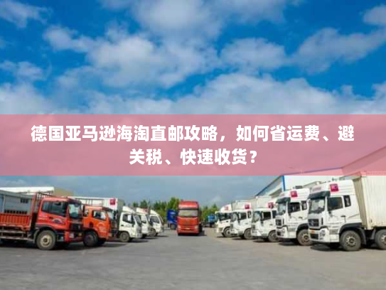 德国亚马逊海淘直邮攻略,如何省运费、避关税、快速收货? 德国亚马逊海淘直邮攻略,如何省运费、避关税、快速收货?