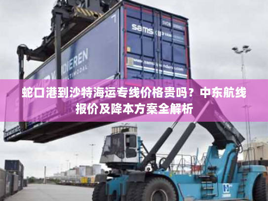 蛇口港到沙特海运专线价格贵吗？中东航线报价及降本方案全解析