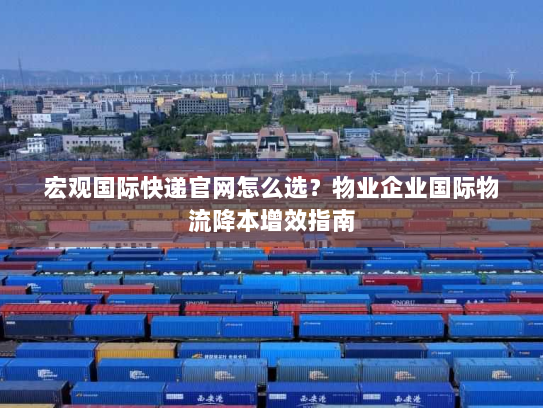 宏观国际快递官网怎么选？物业企业国际物流降本增效指南