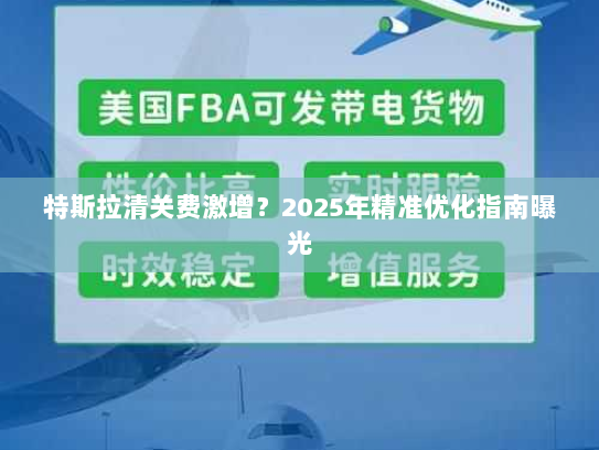 特斯拉清关费激增?2025年精准优化指南曝光 特斯拉清关费激增?2025年精准优化指南曝光