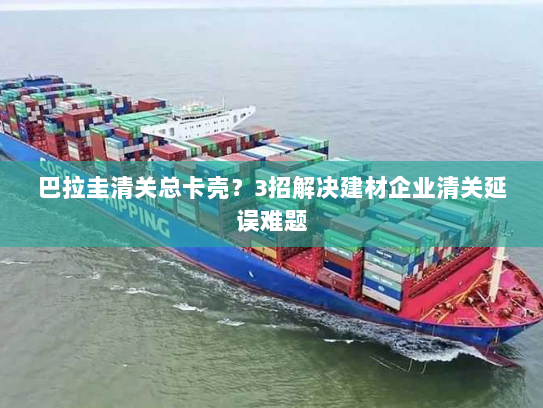 巴拉圭清关总卡壳？3招解决建材企业清关延误难题