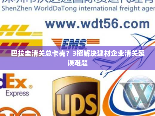 巴拉圭清关总卡壳?3招解决建材企业清关延误难题 巴拉圭清关总卡壳?3招解决建材企业清关延误难题