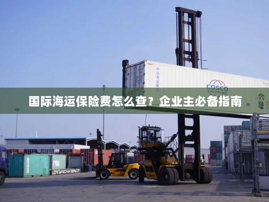 国际海运保险费怎么查?企业主必备指南 国际海运保险费怎么查?企业主必备指南