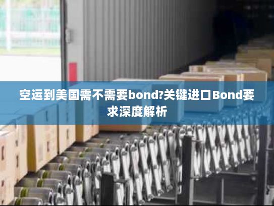 空运到美国需不需要bond?关键进口Bond要求深度解析 空运到美国需不需要bond?关键进口Bond要求深度解析